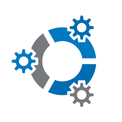 Graphic of gears turning